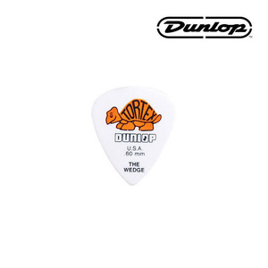 던롭 피크 기타피크 웨지 오렌지 0.60mm 424R.60 Wedge Orange Dunlop Pick